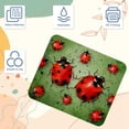 thumbnail image 3 of PhooArto Comfortable Mouse Pad Ladybugs Art Painting Desktop Mousepad , 21 x 25 cm Mouse Mat, Non-Slip Rubber Base, Improves Speed and Precision, 3 of 7