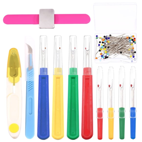Kit de herramientas de costura Swpeet, 115 piezas, con rascador de costuras y tijeras