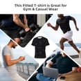 thumbnail image 6 of Rocae Game Time for Men's Moisture-Wicking Crew Tee - T-Shirt for Sports, Outdoor Activities, and Casual WearXX-Large, 6 of 9