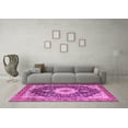 thumbnail image 3 of Ahgly Company Indoor Rectangle Medallion Pink Traditional Area Rugs, 4' x 6', 3 of 4