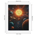 thumbnail image 2 of Paint by Numbers Kit for Adults, Solar System Cosmic Artwork Paint by Numbers, Easy Paint by Numbers Kit for Adults Beginner, DIY Adult Paint by Number Kits on Canvas, Home Decor, 2 of 7