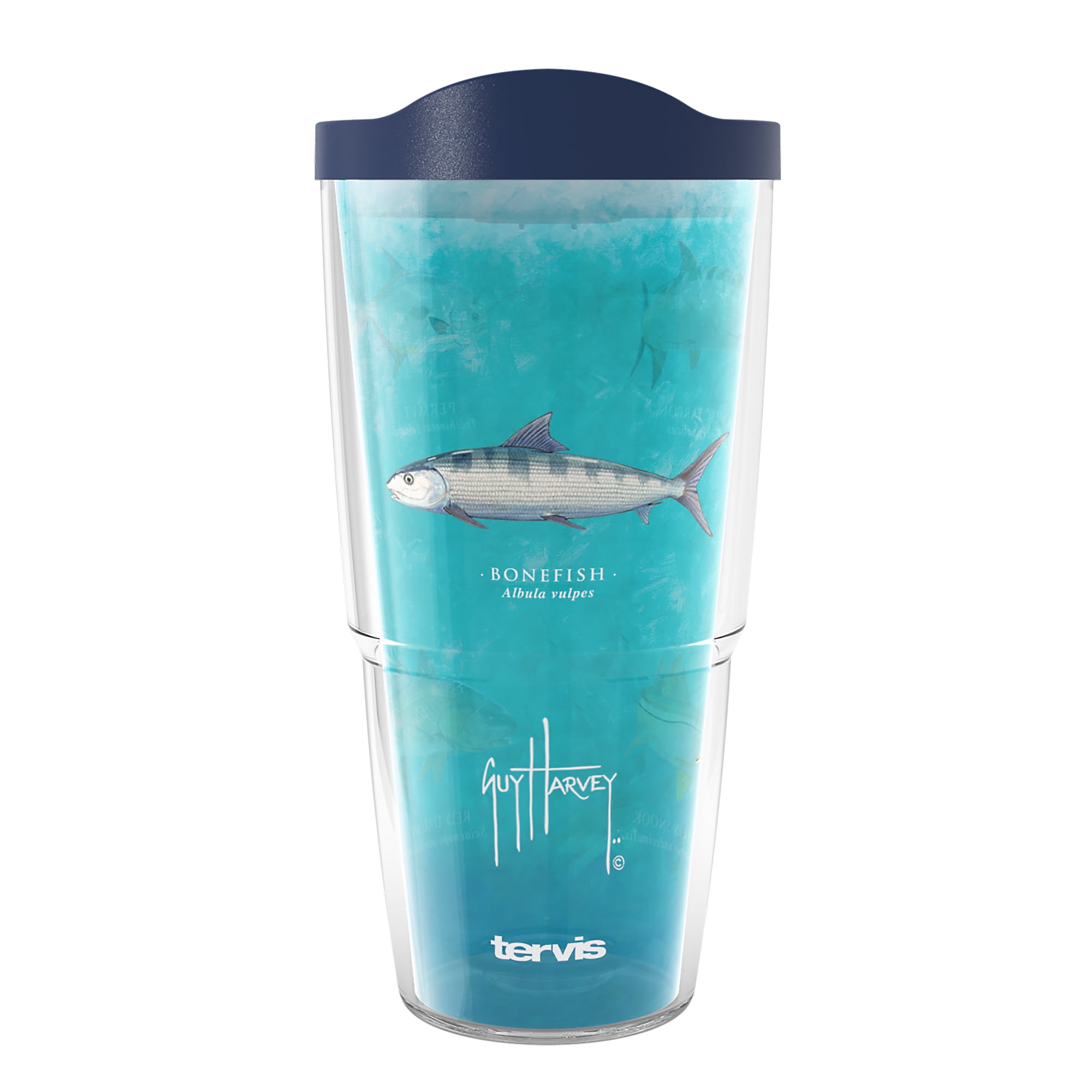 Tervis Guy Harvey Charts Made in USA Double Walled Insulated Tumbler