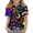 Blue, variant on Cute Tops for Child Girls Size 8 Clothes for Teen Girls Short Sleeve Novelty Animal Print Tops Casual Round Neck Tee Top Saffron 11-12 Years