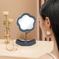 thumbnail image 5 of YOHAVEN Sunflower Makeup Mirror Desktop Portable Vanity Mirror with Storage Tray Cute Flower Shape Beauty Mirror for Home Dorm Travel Dressing Table Desk Decorations, 5 of 6