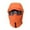 Orange, variant on Winter Sports Windproof Full Coverage Outdoor Riding Glasses Thermal Thick Hat for Men Women Windproof Full Cover with Glasses Winter Ski Cap Camping Gear