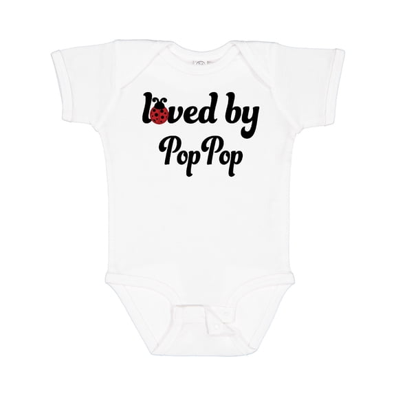 Inktastic Loved by Pop Pop Boys or Girls Baby Bodysuit