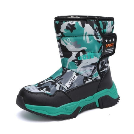 

Lopsie Boys Girls Toddler Snow Boots Waterproof Slip Resistant Outdoor Winter Shoes(Toddler/Little Kids/Big Kids)