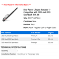 thumbnail image 2 of Rear Power Liftgate Actuator 1 - Compatible with 2021 Audi SQ5 Sportback 3.0L V6, 2 of 2