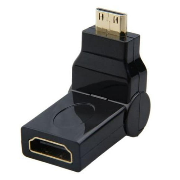 Adaptateur HDMI Femelle vers HDMI à Angles Multiples Noir