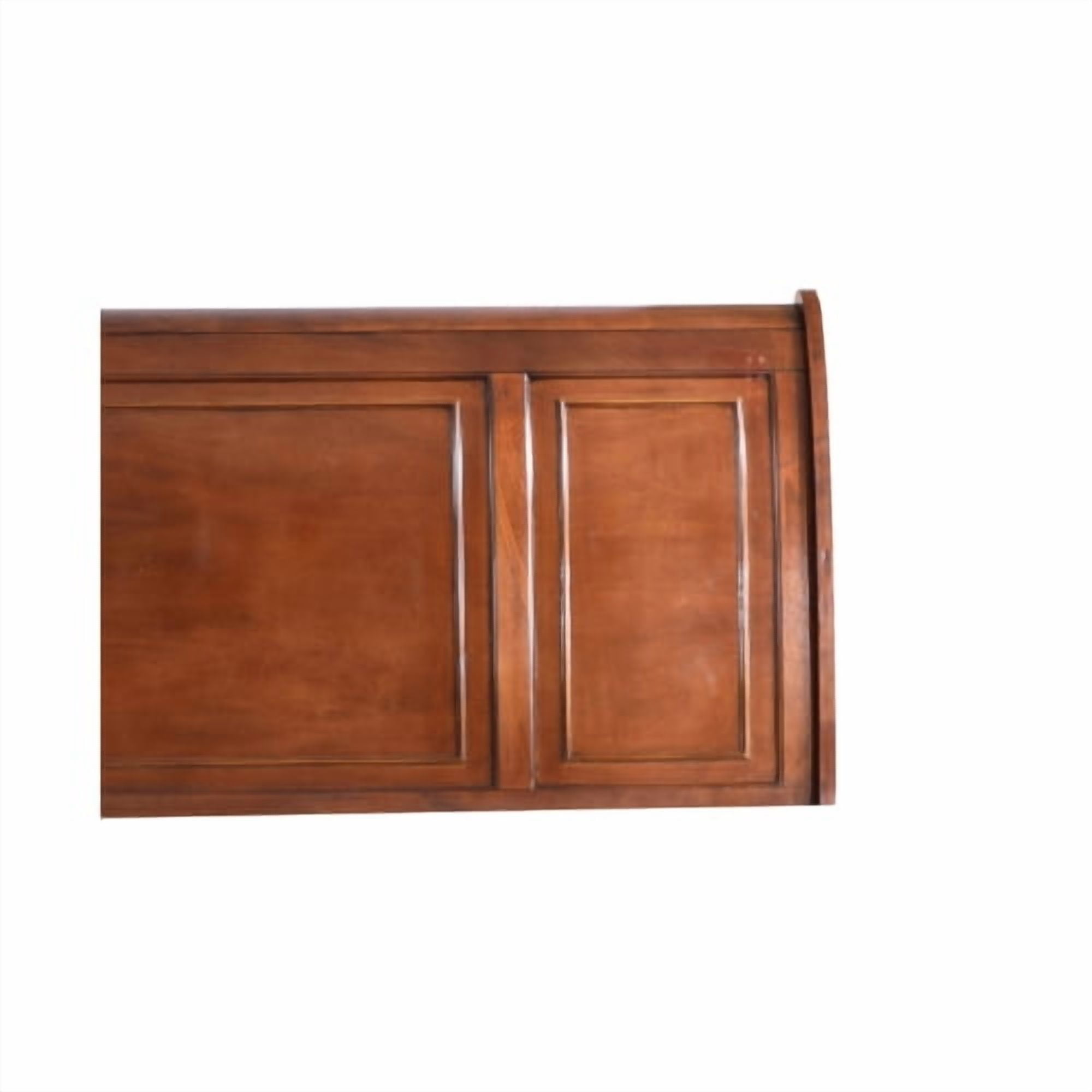 taoruifang Charming Full Bed In Rich Cherry Finish 58"H x 57"W x 92"D Classic Wooden Frame & Sturdy Mattress Support