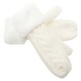 thumbnail image 2 of Gants à Doublure Chaude Mitaines en Coton Tricoté pour Femmes Protection Hivernale, 2 of 8