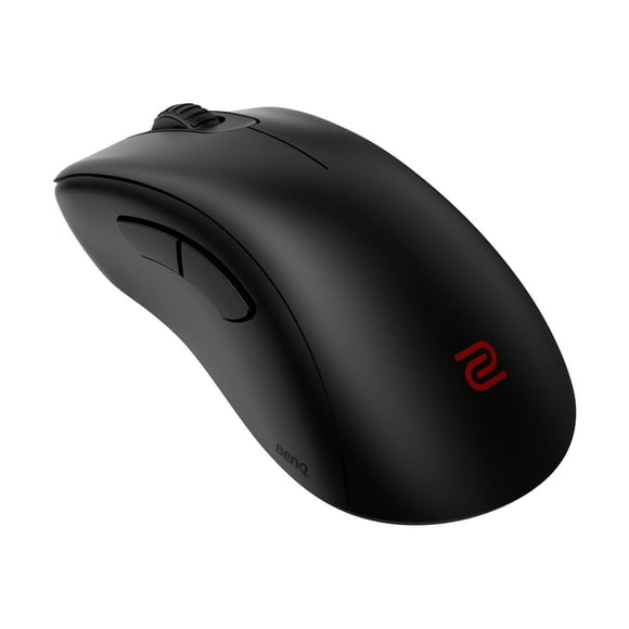 BenQ ZOWIE EC2-CW Wireless Ergonomic Gaming Mouse for Esports Enhanced Receiver 24-step Scroll Wheel Driverless Matte Black Coating Medium Size