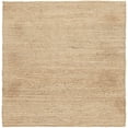thumbnail image 2 of 4' Beige Jute Hand Woven Square Rug, 2 of 5