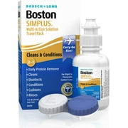 Boston® SIMPLUS Multi-Action Solution Travel Kit and Lens Case - from Bausch + Lomb, 1 fl oz (30 mL), Contact Lens Case Included