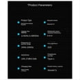 thumbnail image 5 of Wireless Headphones Bluetooth Touch Control Earphones A, 5 of 5