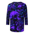 thumbnail image 4 of Neewe Womens Oversized T Shirts Halloween Tops Casual Loose Fit Long Sleeve 2025, 4 of 5