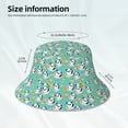 thumbnail image 5 of Balery Panda Bathing In The Bath Sun Hats for Men Women Bucket Hat UPF 50+ Buckey Hat Boonie Hat Foldable UV Protection Hiking Beach Fishing Summer, 5 of 9