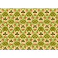 thumbnail image 1 of Ahgly Company Machine Washable Indoor Rectangle Transitional Dark Yellow Green Area Rugs, 4' x 6', 1 of 7