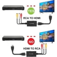thumbnail image 1 of Convertidor RCA a HDMI, adaptador compuesto a HDMI de 1080p, 1 of 2
