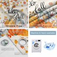 thumbnail image 2 of Fsddascl Fall Thanksgiving Blackout Curtains for Bedroom/Living Room, Thermal Insulated Kitchen Curtains, Orange White Pumpkin Maple Leaf Grommet Darkening Window Treatment Drapes 27.5"x39"x2, 2 of 6