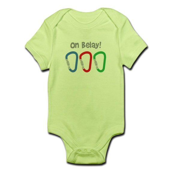 CafePress - On Belay! Body Suit - Baby Light Bodysuit