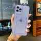thumbnail image 1 of Funda transparente con ranura para tarjeta para iPhone, carcasa suave a prueba de golpes para modelos 15, 14, 13, 11, 12 Pro Max, Mini, X, XS, XR, 7, 8 Plus, 1 of 4