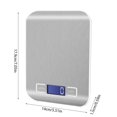 thumbnail image 2 of Food Scale, 11 lb. Kitchen Scale with 6 Unit Tare Function and LCD Display, 0.05 Oz/1g Stainless Steel Digital Scale for Baking, Cooking and Diet, 2 of 2