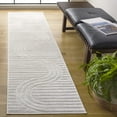 thumbnail image 2 of SAFAVIEH Saylor Tangier Geometric Runner Rug, Ivory, 2' x 8', 2 of 7
