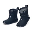 thumbnail image 2 of GYMEPIC Toddler Boys' PVC Rain Boots Lightweight Waterproof Solid Color Rain Boots for Kids Navy Toddler 5, 2 of 5