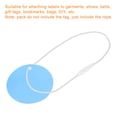 thumbnail image 5 of Unique Bargains Polyester Rope Hang Tag String Snap Lock 200mm/7.87 Inch,1.3mm 200 Pcs,White, 5 of 5