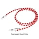 thumbnail image 4 of Qarigey Gafas de moda con perlas de imitación, cadena para el cuello, gafas de sol con cordón, accesorios para montura de gafas de lectura Cadenas y cordones para anteojos Rojo Qarigey AP000292-01, 4 of 6