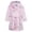 Light Pink, variant on Linfrsh Boys Girls Coral Fleece Bathrobe,Soft Plush Hooded Robe with Adjustable Belt,Cartoon Print,for Toddlers 18 Month -14 Years,Warm Loungewear Shower Robe Kids Pajamas,Size 11-12 Years