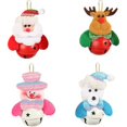 thumbnail image 1 of 4 pcs Christmas clock, Christmas tree hanging clock Santa Claus, ZQKLA, 1 of 5