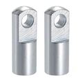 thumbnail image 1 of Unique Bargains Alloy M12x1.25 Female Thread 62mm Length Cylinder Clevis I Type Connector 2 Pack, 1 of 5