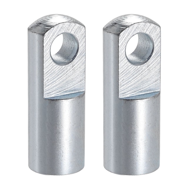 Unique Bargains Alloy M12x1.25 Female Thread 62mm Length Cylinder Clevis I Type Connector 2 Pack