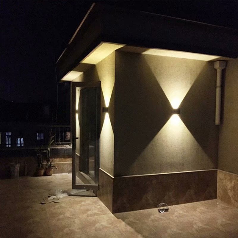 12W COB LED Wandlampe Cube Wandleuchte Beleuchtung Wohnzimmer Effektleuchte Weiß
