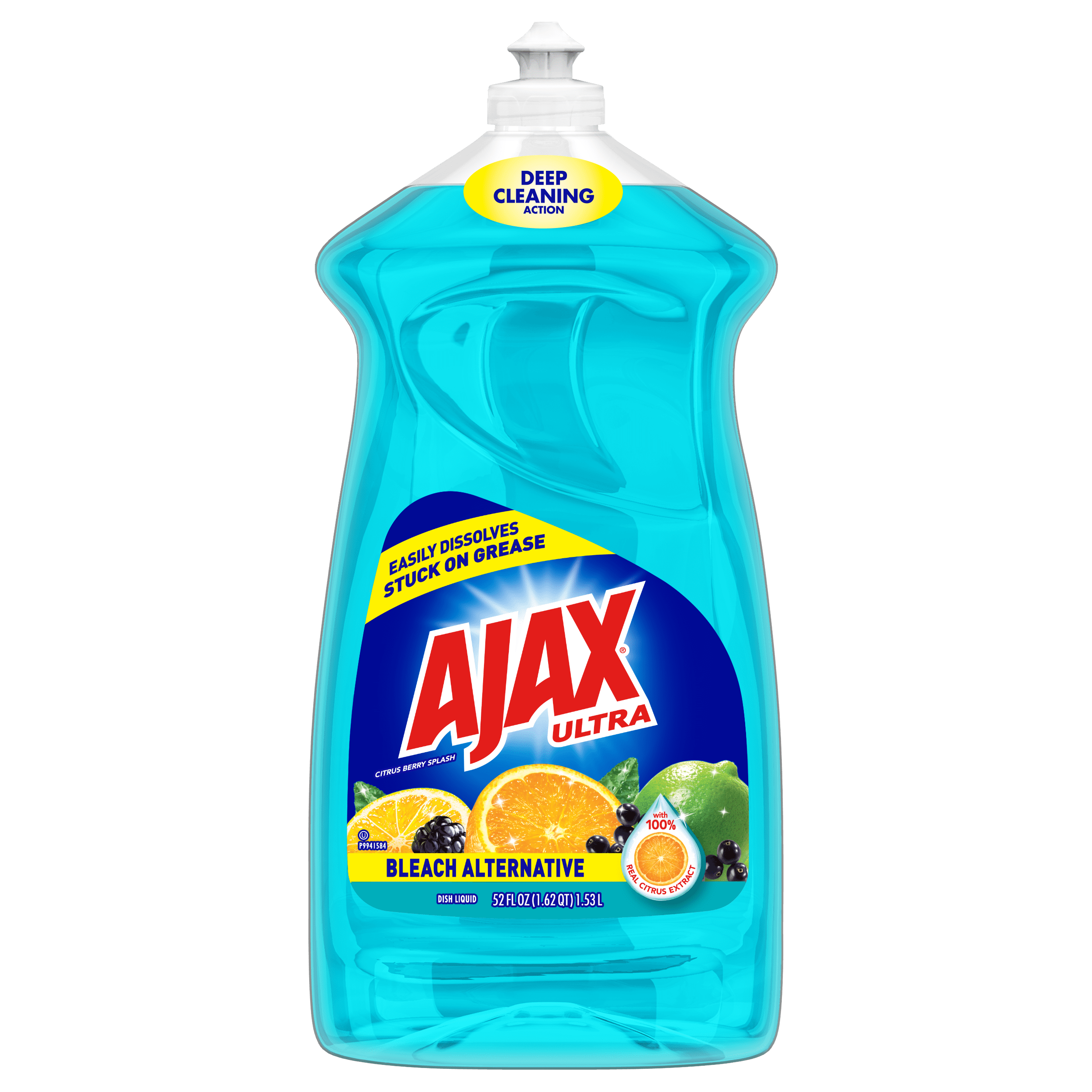 Ajax Ultra Bleach Alternative Liquid Dish Soap, Citrus Berry Splash
