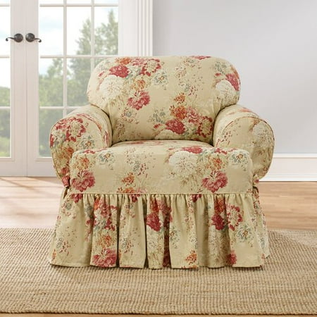 Sure Fit Ballad T Cushion Armchair Slipcover Walmart Com Walmart Com