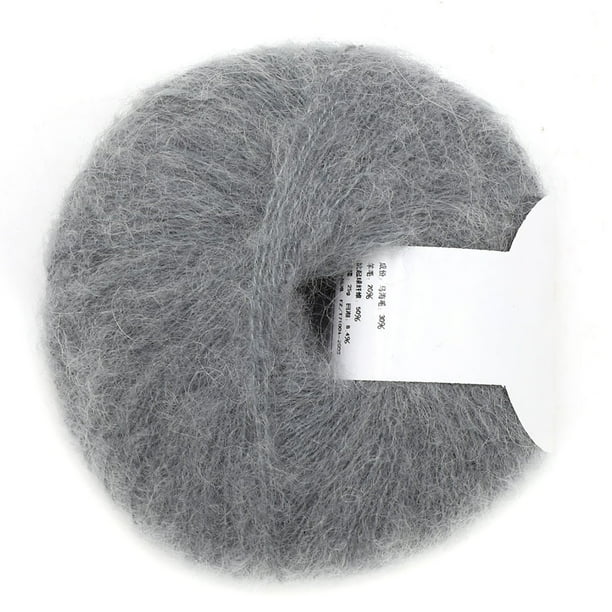 Suave Hilo De Mohair De Angola, Lana Para Tejer, Juego De 12 Colores, Lavable A Mano, Antibolitas Para Bufandas, Chales, Suéteres, Sombreros Con 30%, 20%, 50% De Fibra