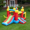 thumbnail image 6 of Doctor Dolphin Bounce House Inflatable Bouncy Castle for Kids Dual Slides Toddlers Jumper with Blower,Ball Pit,Basketball Hoop for Indoor Outdoor, 6 of 12