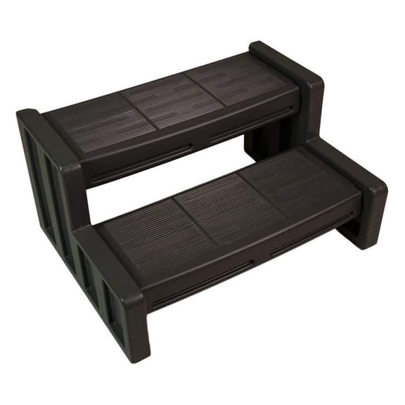 29 Inch Deluxe Resin Multi Purpose Home Garden Garage Spa and Hot Tub Steps, Mocha