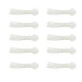 thumbnail image 1 of Sonducket 10 Uds. De señuelos de calamar para pescar, cebo de pulpo suave, aparejos de tentáculos de colores vivos y luminosos, anzuelos, simulación de Pescar Luz de noche blanca Sonducket OD030316-01, 1 of 6
