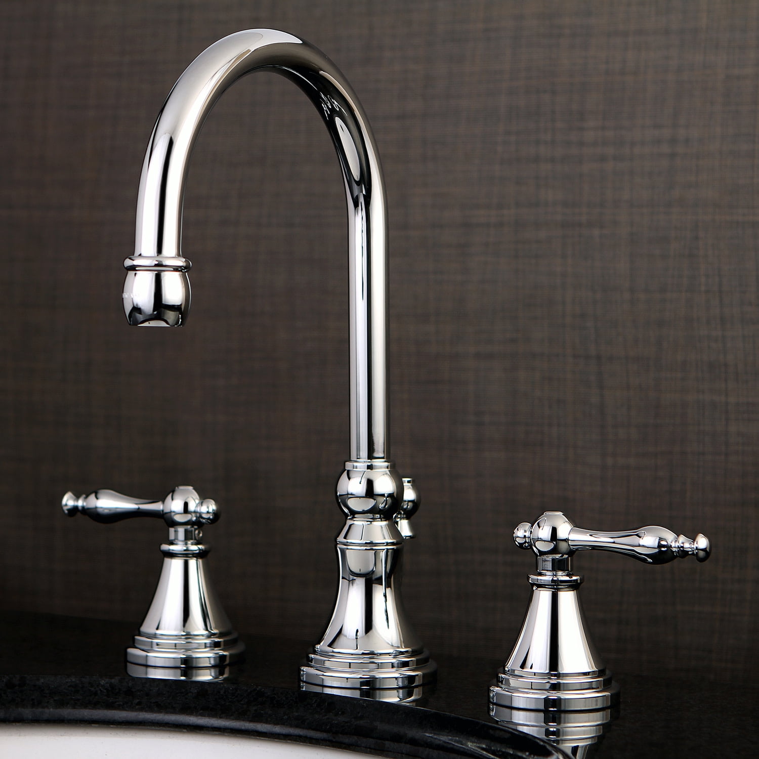 Kingston Brass KS2981NL 8 in. Widespread Bathroom Faucet, Polished Chrome