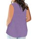 thumbnail image 5 of Sudaderas con capucha para mujer,Camisola de cuello en V para mujer, sin mangas, con botones, de imitación de tela, corte entallado, ideal para uso diario y en casa, sopatenor, 5 of 9