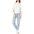 thumbnail image 4 of walmart Essentials Womens Plus Organic Cotton Funnel-Neck SweaterPlus Organic Cotton Funnel-Neck Sweater, 4 of 7