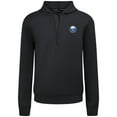thumbnail image 2 of Men's Levelwear Black Buffalo Sabres Technic Quarter-Zip Pullover Hoodie, 2 of 3