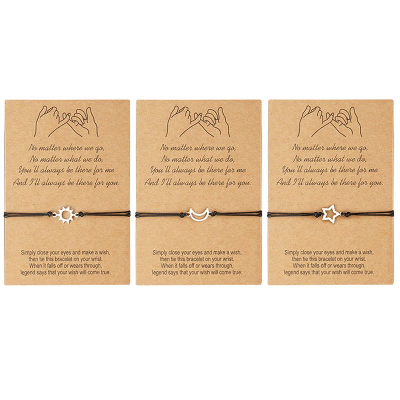 SJENERT 3 Pcs Friendship Bracelets 