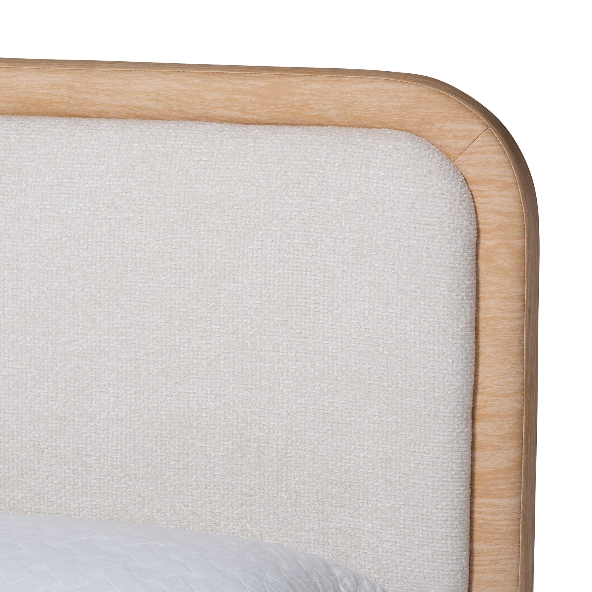Baxton Studio Aiman Modern Platform Bed, Queen, Beige