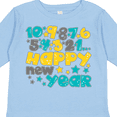 thumbnail image 4 of Inktastic Happy New Year Countdown Boys or Girls Long Sleeve Toddler T-Shirt, 4 of 5