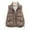 Brown -COAT, variant on Women's Puffer Vest Jackets Lightweight Zip Up Stand Collar Coats Winter Thick Sleeveless Vests Outdoor Warm Outwear